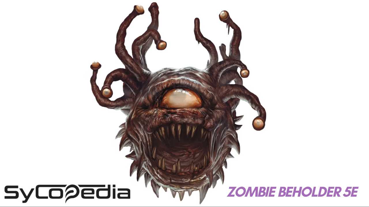 Zombie Beholder 5e