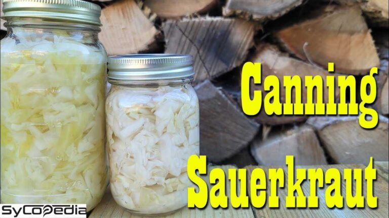 Canning Sauerkraut